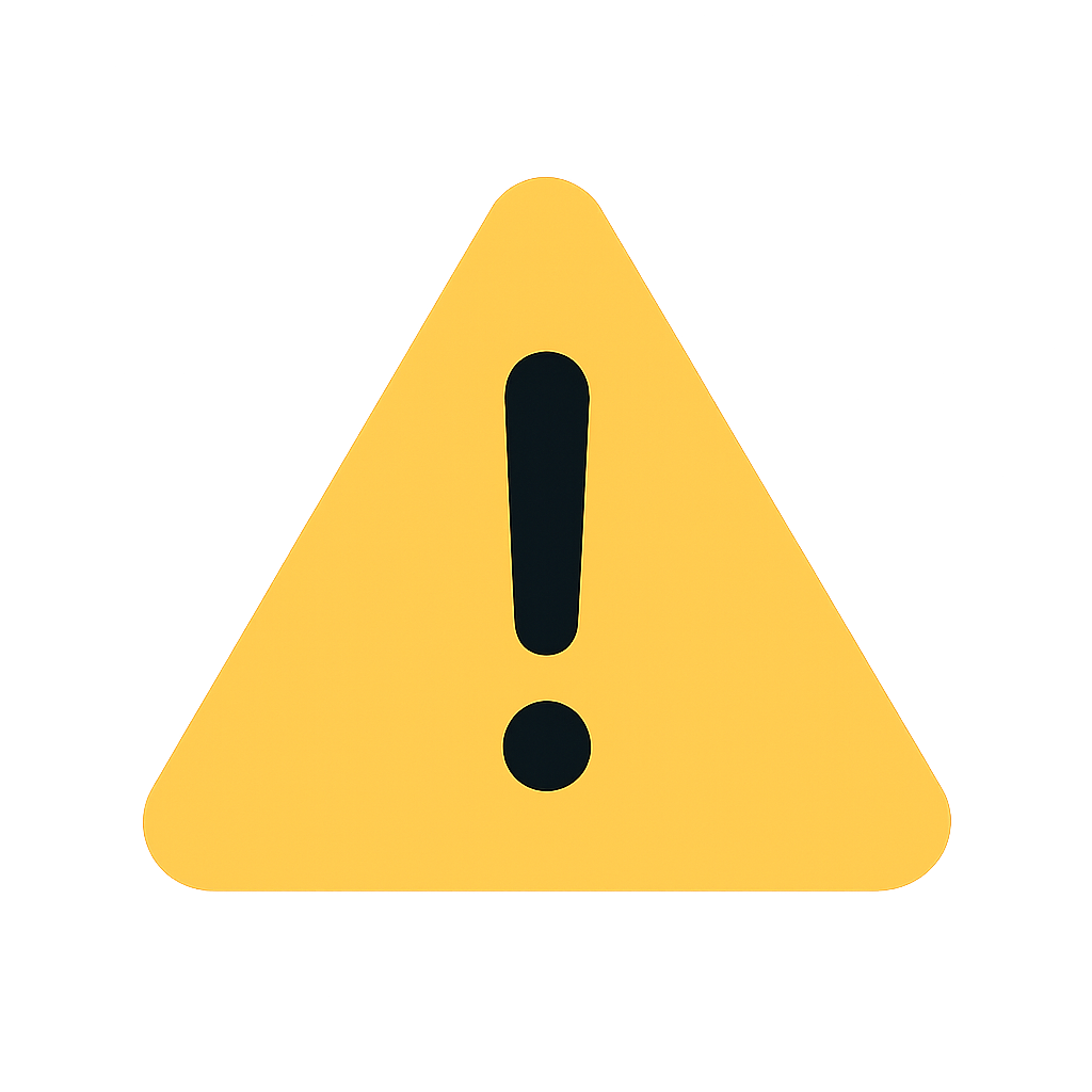 Warnicon für Telefoneinschränkung